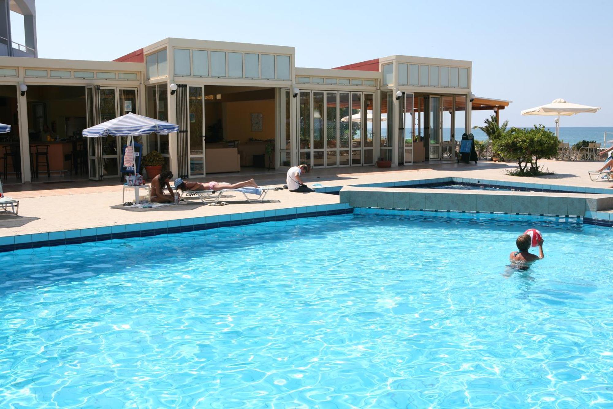 Hotel Kathrin Beach Adelianos Kampos Exterior photo
